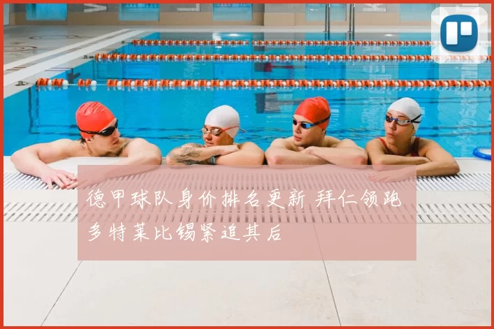 德甲球队身价排名更新 拜仁领跑 多特莱比锡紧追其后